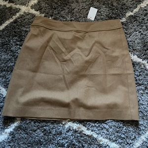 J Crew. Size 14. Camel Color Wool Skirt.